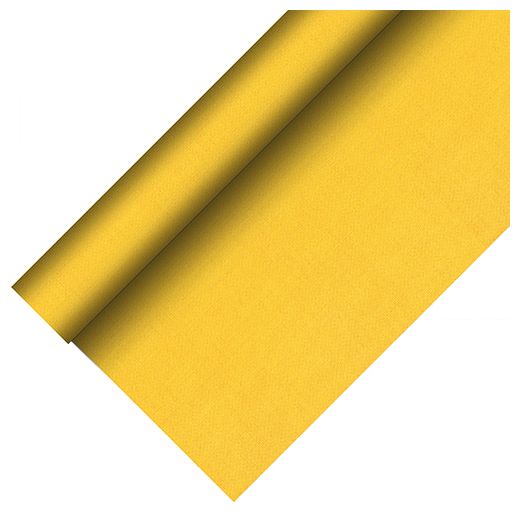 Bordsduk, tygliknande, PV-Tissue mix "ROYAL Collection Plus" 20 m x 1,18 m gul 1