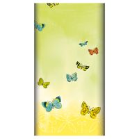Duk, tygliknande, airlaid 120 cm x 180 cm "Papillons"