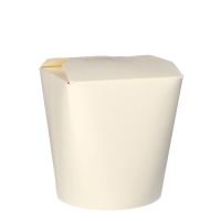 Pastalådor, papp "pure" 950 ml 11 cm x 10,5 cm x 9,3 cm vit