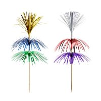 Partypinnar 18 cm sorterade färger "Fireworks" 3-lags