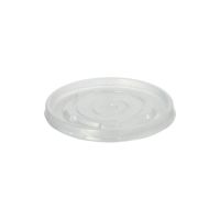 Lock för soppskålar, PP rund Ø 9,8 cm · 1 cm transparent
