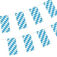 Flaggspel av papper 10 m "Bayersk blå" ej brandfarlig