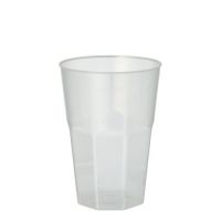 Glas för Caipirinha, PP 0,3 l Ø 8 cm · 11 cm transparent okrossbar