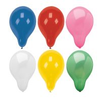 Ballonger rund Ø 28 cm sorterade färger