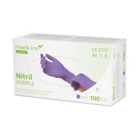 "Medi-Inn® Classic" Handskar, Nitril opudrade lila "Nitril Purple" Storlek XL
