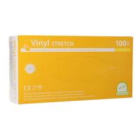 "Medi-Inn®" Handskar, Vinyl, opudrade "Stretch" Storlek S