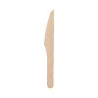 Knivar, trä "pure" 16,5 cm vaxade