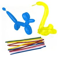 Formbara ballonger 140 cm sorterade färger "Maxi"