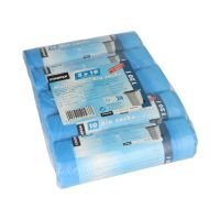 Sopsäck, förslutningsbar, HDPE 120 l 100 cm x 70 cm blå