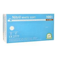 "Medi-Inn®" Handskar, Nitril opudrade "White Soft" vit White Soft, Größe XL