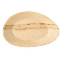 Tallrikar, Palmblad "pure" oval 26 cm x 17 cm x 2,5 cm
