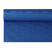 Pappersduk med damastprägling 6 m x 1,2 m mörkblå