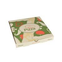 Pizzakartong, Cellulose "pure" kantig 24 cm x 24 cm x 3 cm