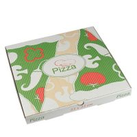 Pizzakartong, Cellulose "pure" kantig 33 cm x 33 cm x 3 cm