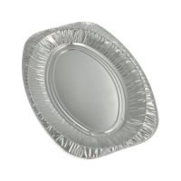 Serveringsfat, aluminium oval 43 cm x 29 cm