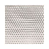 Servett, 3-lags 1/4-vikt 25 cm x 25 cm grå "Optik"
