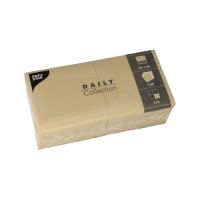 Servetter "DAILY Collection" 1/4-vikt 24 cm x 24 cm sand