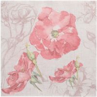 Servetter "ROYAL Collection" 1/4-vikt 40 cm x 40 cm rosa "Blossom"