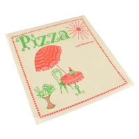 Pizzapåse, Pergamin 30 cm x 30 cm "Cafeteria" fettbeständigt
