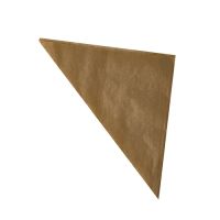 Pappersstrut, Pergament papper 32,5 cm x 23 cm x 23 cm brun innhåll 250 g, fettbeständigt