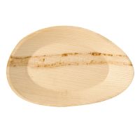 Tallrikar, Palmblad "pure" oval 26 cm x 17 cm x 2,5 cm