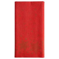 Duk, tygliknande, airlaid 120 cm x 180 cm röd "Christmas Shine"