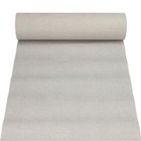 Bordslöpare, tygliknande, PV-Tissue mix "ROYAL Collection" 24 m x 40 cm grå "Textile"