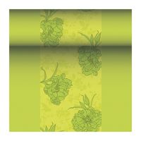 Bordslöpare, tygliknande, PV-Tissue mix "ROYAL Collection" 24 m x 40 cm grön "Thalia"