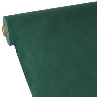 Bordsduk, tygliknande, nonwoven "soft selection" 40 m x 1,18 m mörkgrön