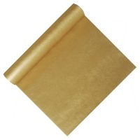 Bordslöpare, tygliknande, vävt "soft selection" 4,8 m x 40 cm guld