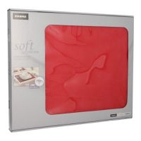 Bordstablett, tygliknande "soft selection" 30 cm x 40 cm röd