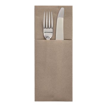 Bestickpåse, airlaid 1/8-vikt 40 cm x 48 cm mullvad "Premium"