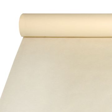 Duk, tygliknande, airlaid 20 m x 1,2 m creme