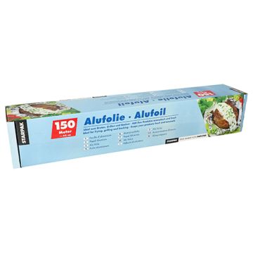 Alu folie 150 m x 45 cm i kartong