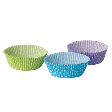 Bakform Ø 5 cm · 2,5 cm sorterade färger "Dots"