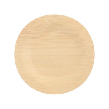 Tallrik, av bambu "pure" odelad Ø 18 cm · 1,5 cm natur