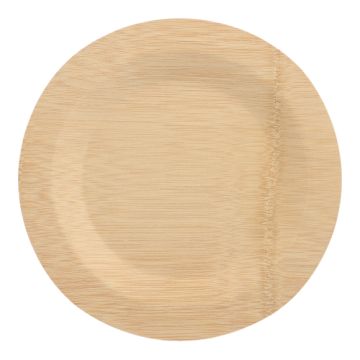 Tallrik, av bambu "pure" odelad Ø 28 cm · 1,5 cm natur