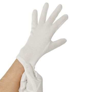 "WORK-INN/-PS" Handskar, bomull vit Storlek XXL