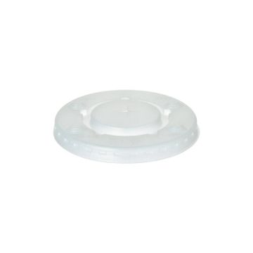 Lock PS rund Ø 9 cm · 0,5 cm transparent med krysspår