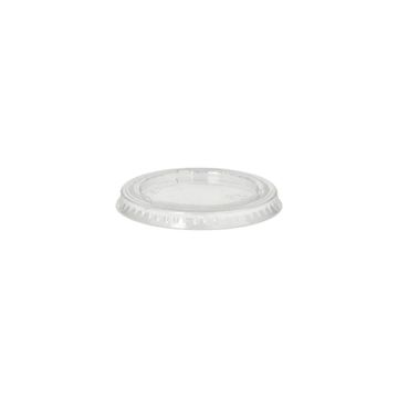 Lock till portionsbägare, PLA "pure" rund Ø 6 cm transparent