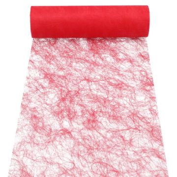 Bordslöpare "Sizoflor" 25 m x 30 cm röd