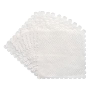 Koppunderlägg 17 cm x 17 cm vit