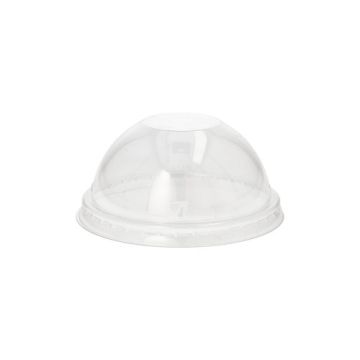 Lock, PET rund Ø 9 cm · 4,5 cm glasklar utan stansat hål