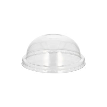 Lock för soppskålar PET rund Ø 9,8 cm · 4 cm transparent