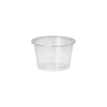 Form för salladsdressing, PP rund 100 ml Ø 7,1 cm · 4,3 cm klar
