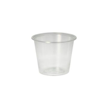 Form för salladsdressing, PP rund 125 ml Ø 7,1 cm · 5,7 cm klar