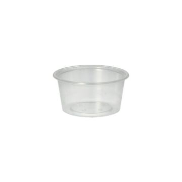 Form för salladsdressing, PP rund 80 ml Ø 7,1 cm · 3,5 cm klar