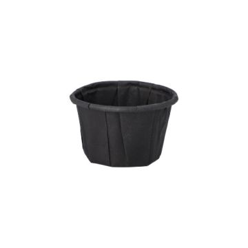 Form för salladsdressing, papper 25 ml Ø 4,4 cm · 2,8 cm svart