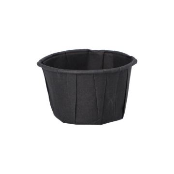 Form för salladsdressing, papper 50 ml Ø 5,8 cm · 3,5 cm svart