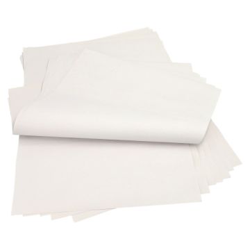 Serveringspapper, Cellulose 50 cm x 37,5 cm vit 1/4 ark
